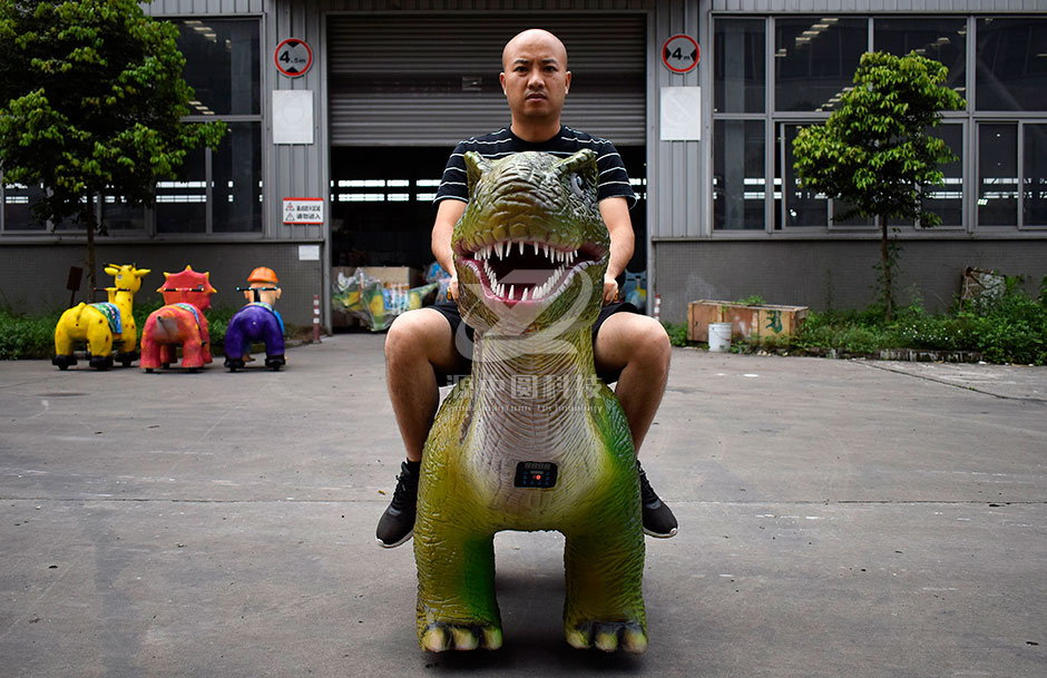 霸王龍童車，商場騎行霸王龍，霸王龍小車